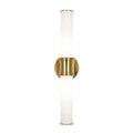 Meurice Bamboo End on End Bath Sconce - front view