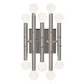 meurice five-arm sconce nickel - front view