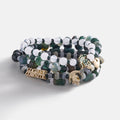 Michigan State University Beaded Bracelet Set - Michigan State University