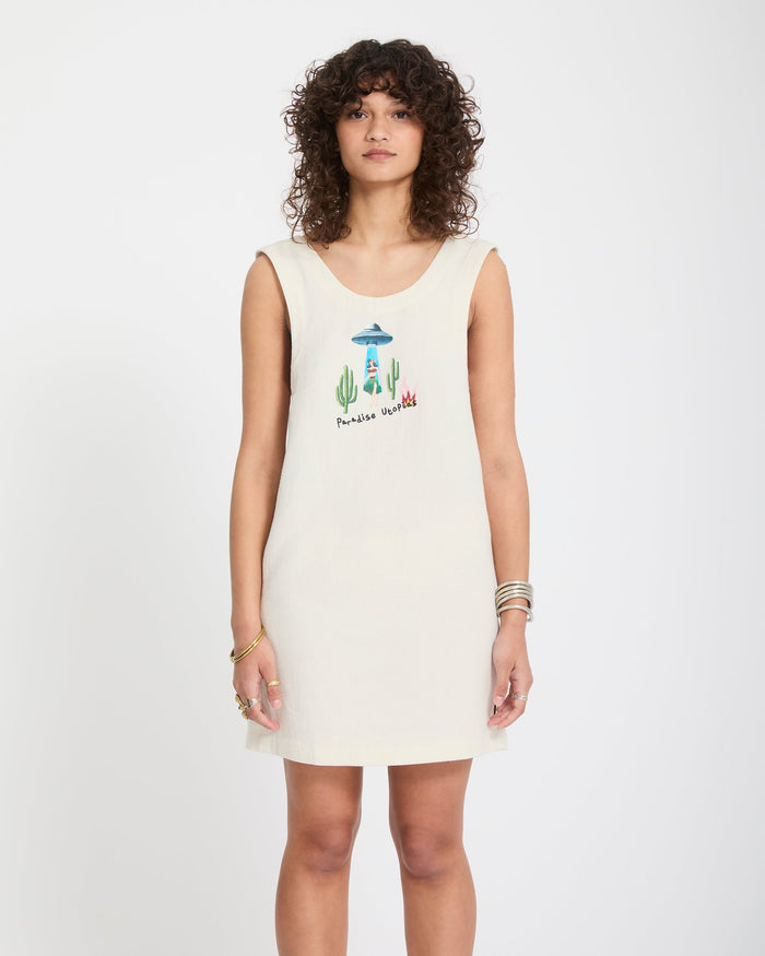 Mickey Mason Dress - Dirty White