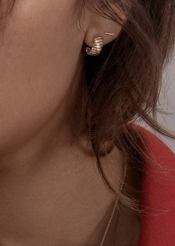Micro Bar Stud Earrings