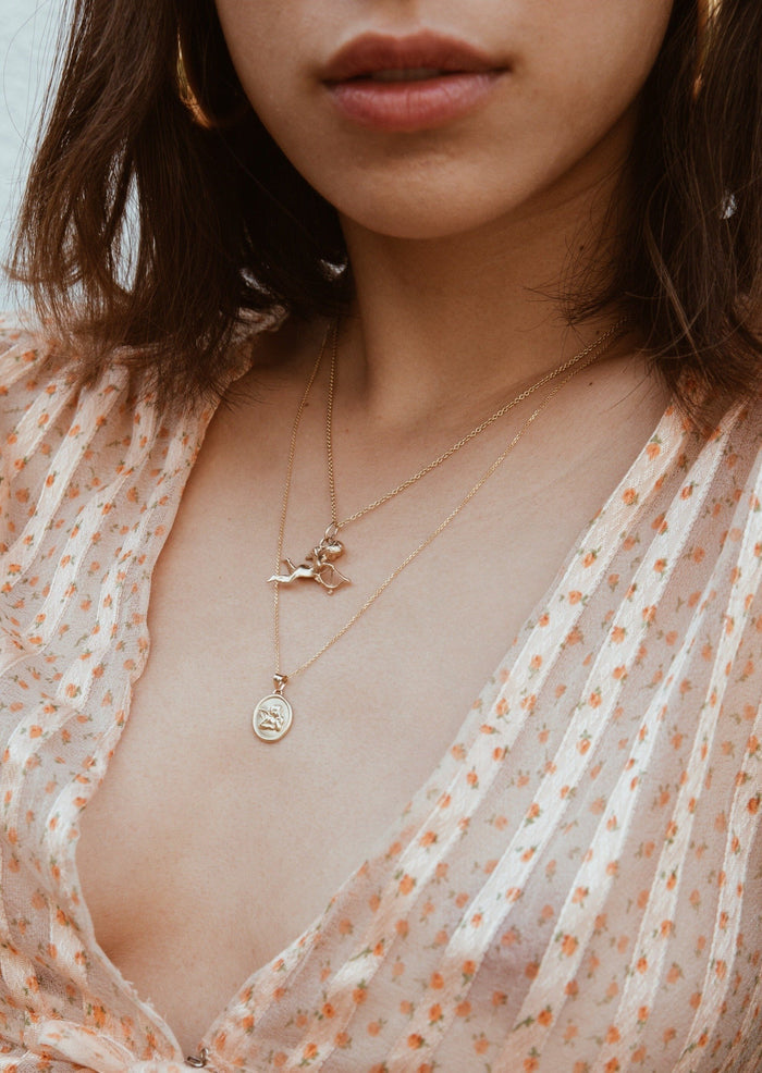 Micro Rolo Link Chain Necklace
