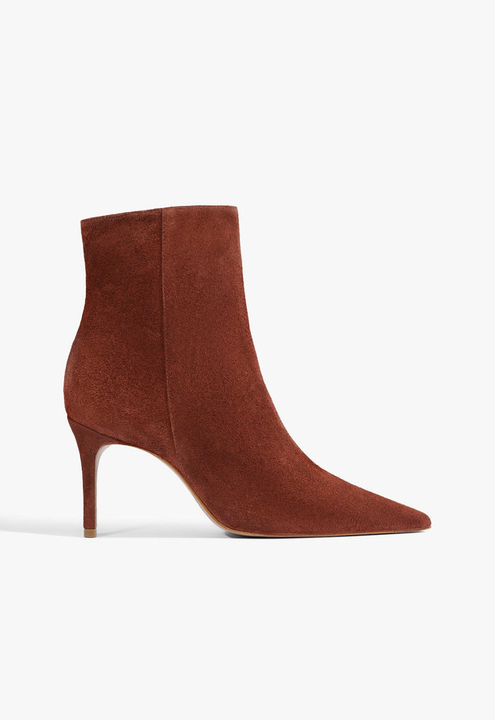 Mikki Suede Bootie 5 Warm Toffee Suede - Schutz Shoes