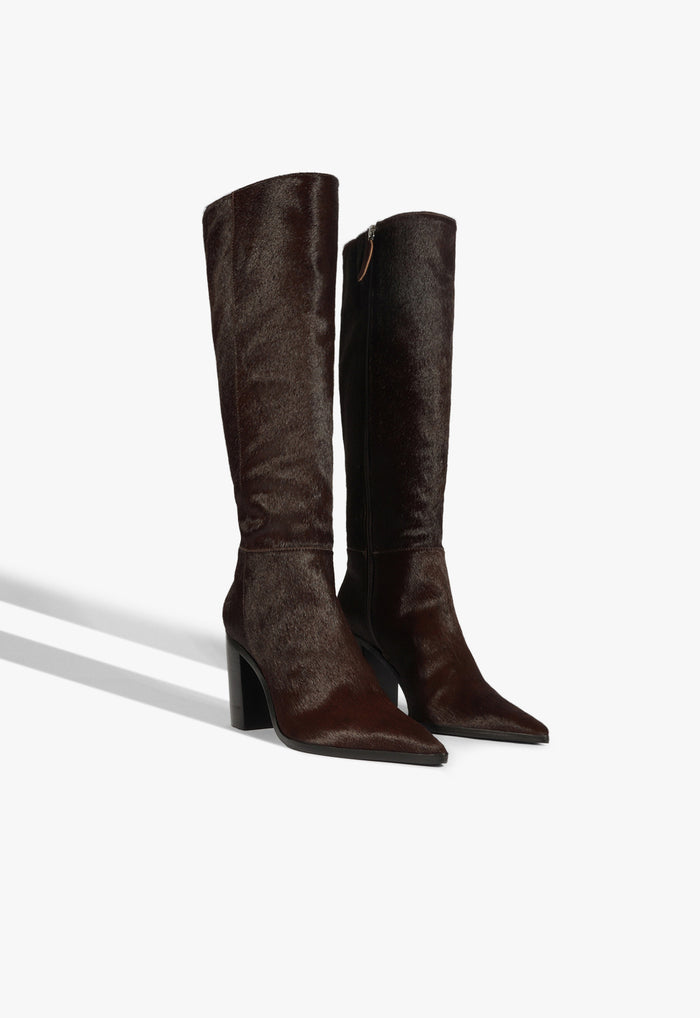 Mikki Up Block Hair Calf Boot - Schutz Shoes