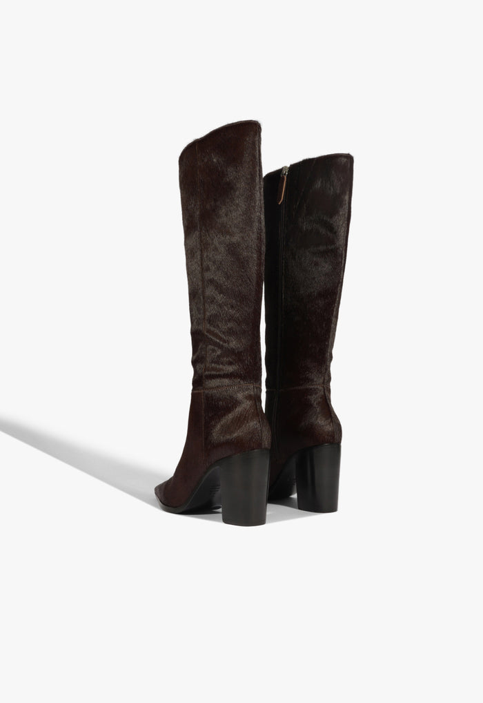 Mikki Up Block Hair Calf Boot - Schutz Shoes