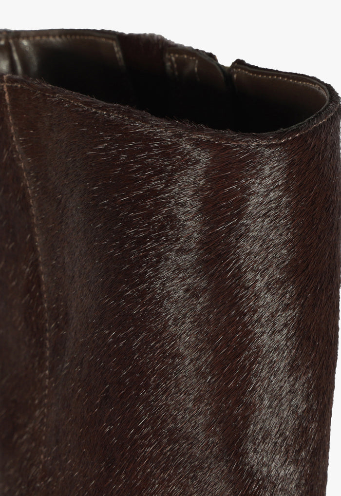 Mikki Up Block Hair Calf Boot - Schutz Shoes
