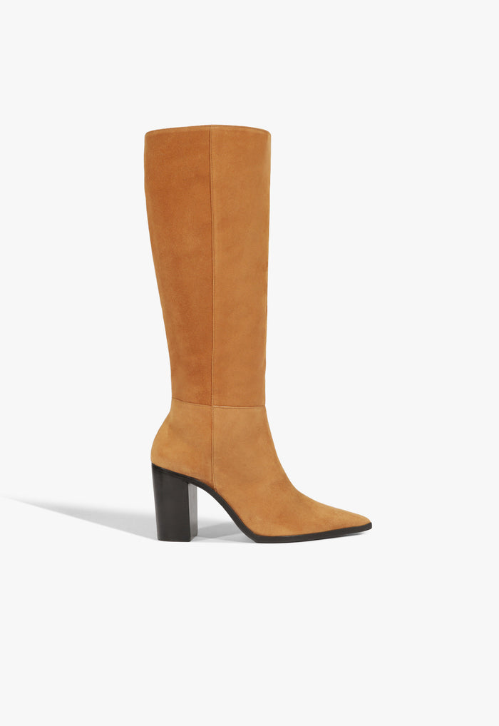 Mikki Up Block Suede Boot - Schutz Shoes