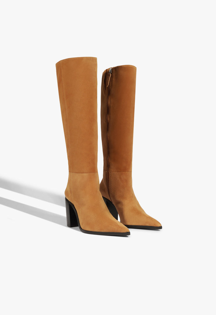 Mikki Up Block Suede Boot - Schutz Shoes