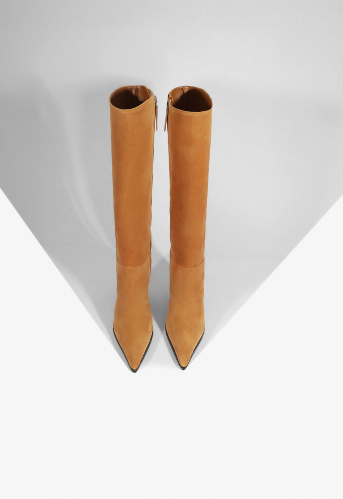 Mikki Up Block Suede Boot - Schutz Shoes
