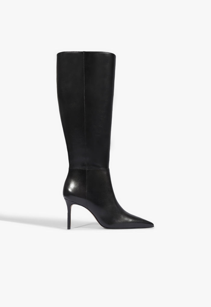 Mikki Up Boot 5 Black Leather - Schutz Shoes