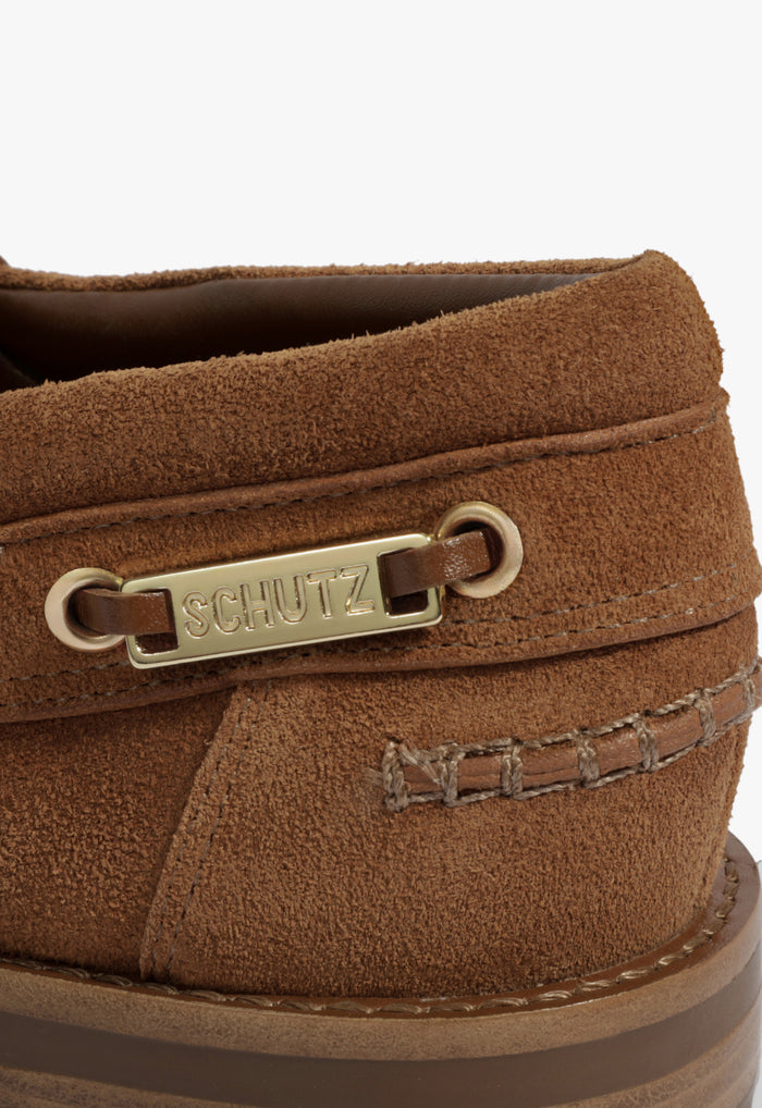 Mocaschutz Leather Flat - Schutz Shoes