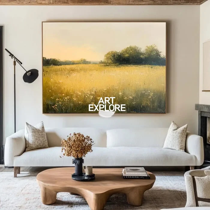 Modern Abstract Painting #ABAH180 24’’H x 32’’W/ 61 x 81 CM / Unstretched/ Rolled Canvas Abstract Art