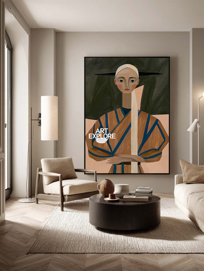 Modern Woman Painting #ABAV841