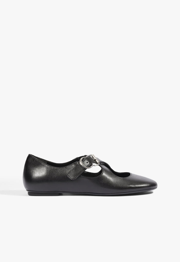 Molly Leather Ballet Flat 5 Black Leather - Schutz Shoes