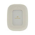 A cream-colored picture frame with a small mustache detail at the top and gold 'JONATHAN ADLER' branding in the center, shown on a plain white background.