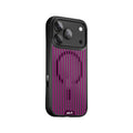Mulberry Protective Phone Case - Pinstripe MagSafe
