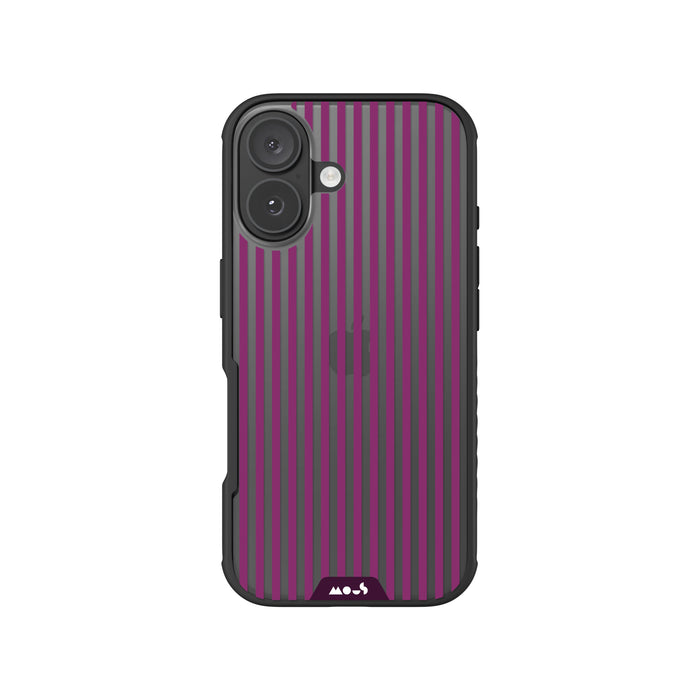 Mulberry Protective Phone Case - Pinstripe