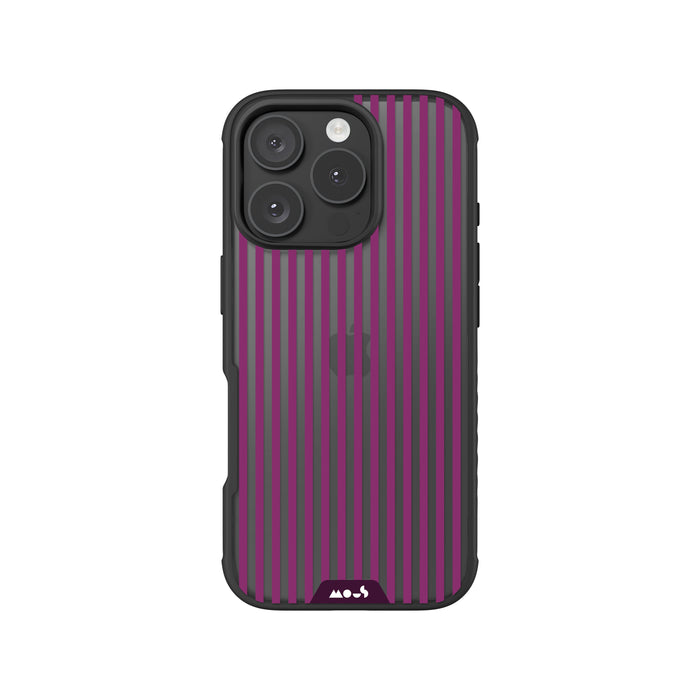 Mulberry Protective Phone Case - Pinstripe