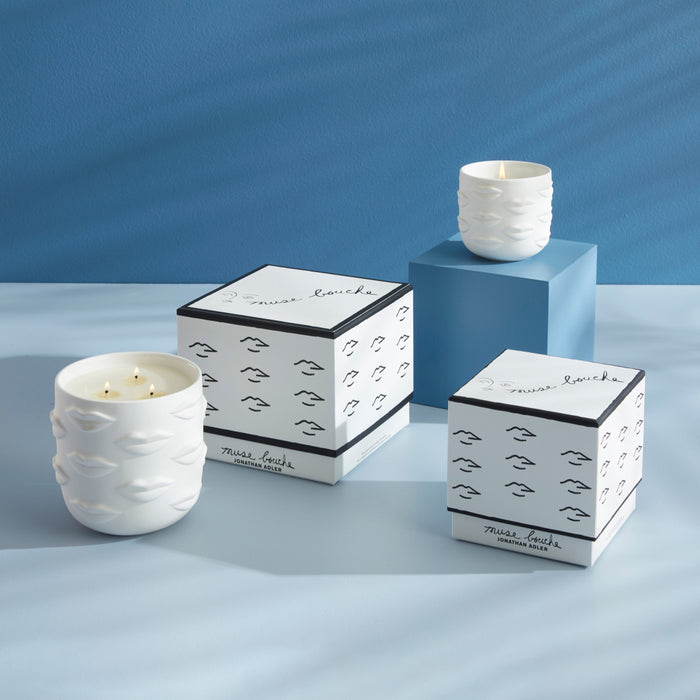 muse bouche candle collection - styled view