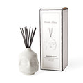 muse diffuser porcelain white with box - angle view