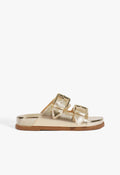 Naomi Metallic Sporty Sandal 5 Platinum Metallic - Schutz Shoes