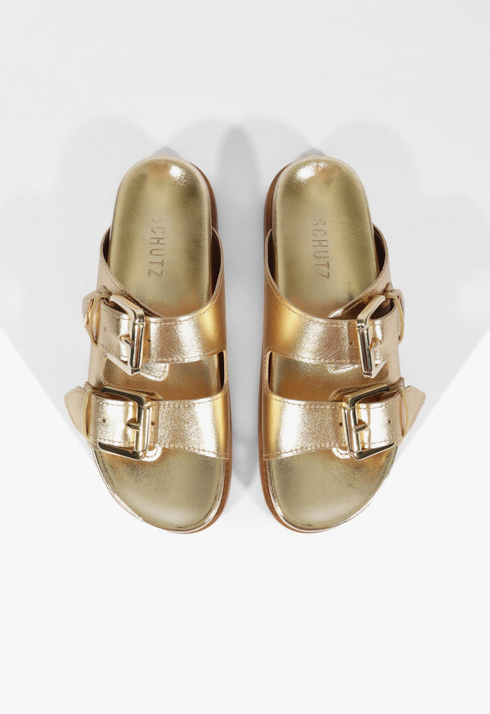 Naomi Metallic Sporty Sandal - Schutz Shoes