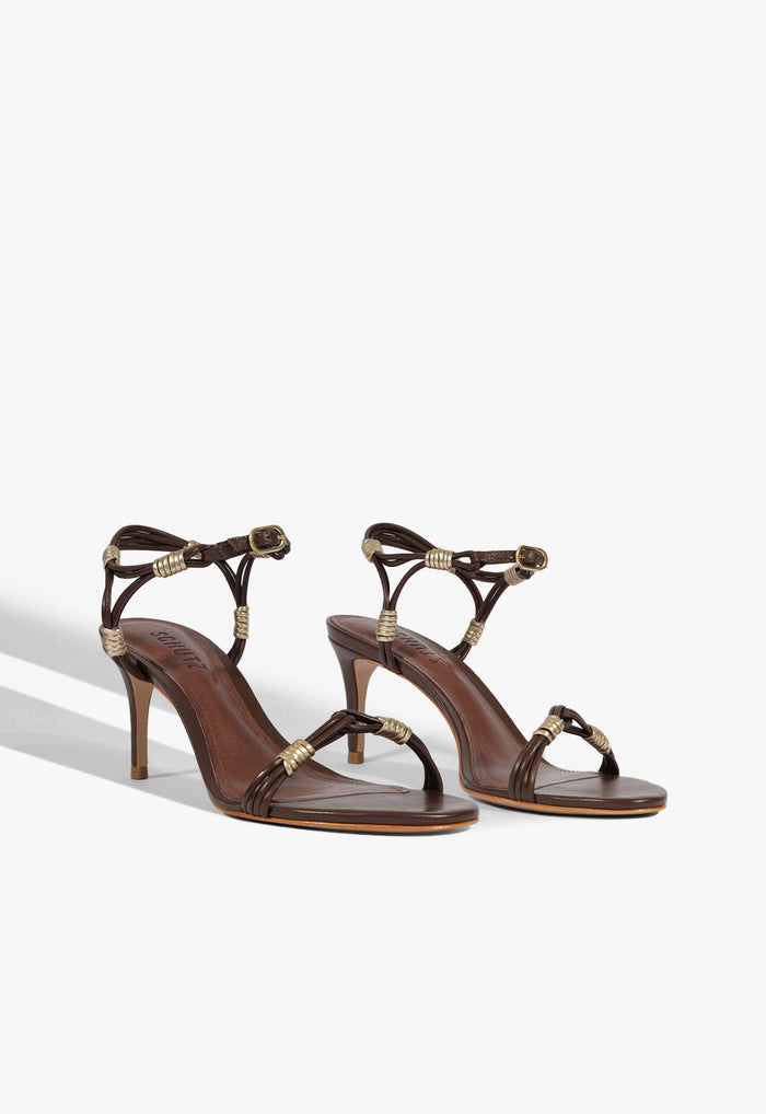 Nara Mid Leather Sandal - Schutz Shoes