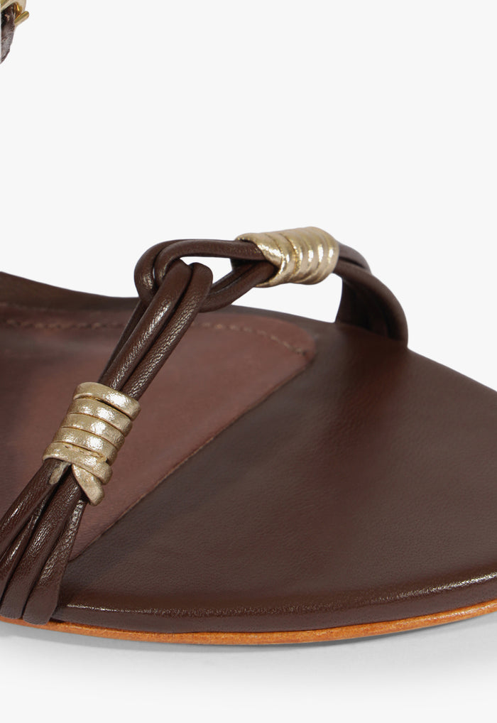 Nara Mid Leather Sandal - Schutz Shoes