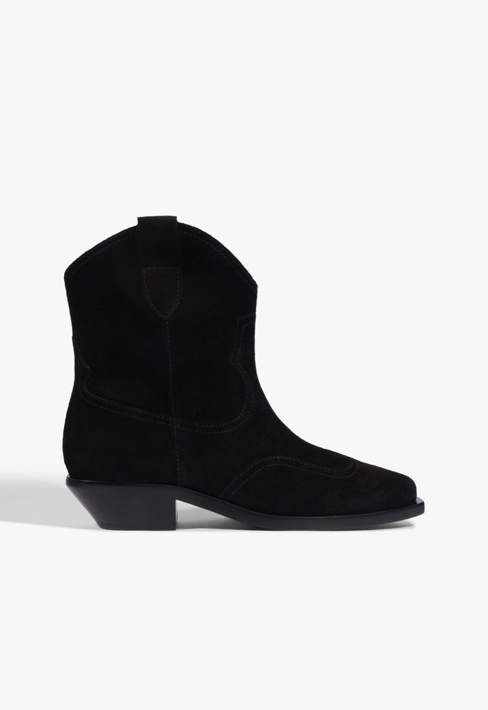 Nash Suede Bootie 5 Black Suede - Schutz Shoes