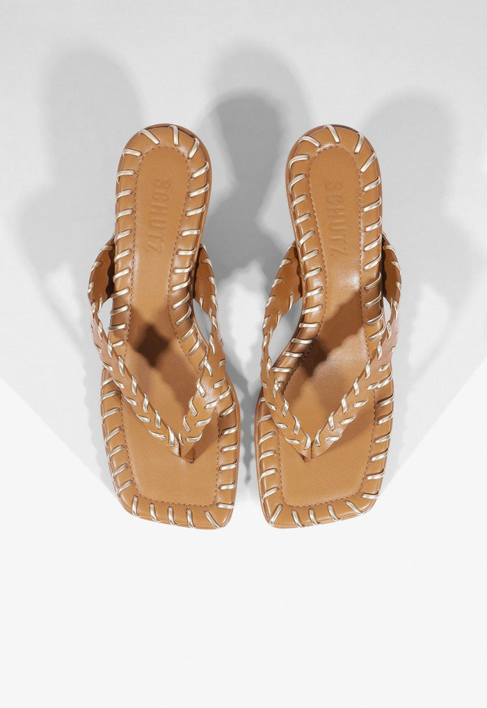 Nayra Leather Thong Sandal - Schutz Shoes