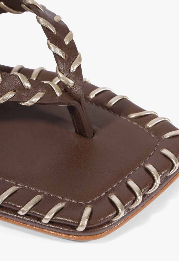 Nayra Leather Thong Sandal - Schutz Shoes