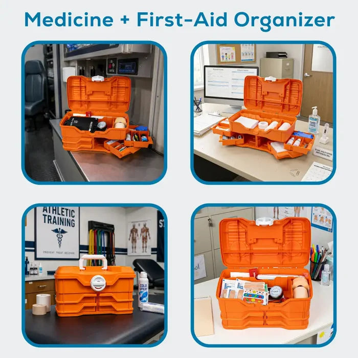 NextMed™ 6788PM (PM8100) 4 Tray First Aid Medical Case