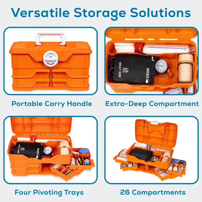 NextMed™ 6788PM (PM8100) 4 Tray First Aid Medical Case