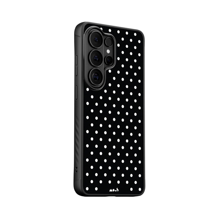 Noir Protective Phone Case - Polka Dots MagSafe