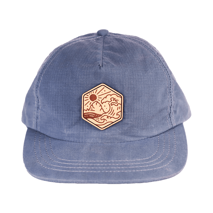 North Coast DryTek Waxed Ripstop Strapback | Blue