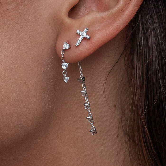 Nova Earrings Silver