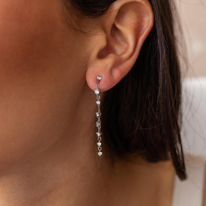 Nova Earrings Silver