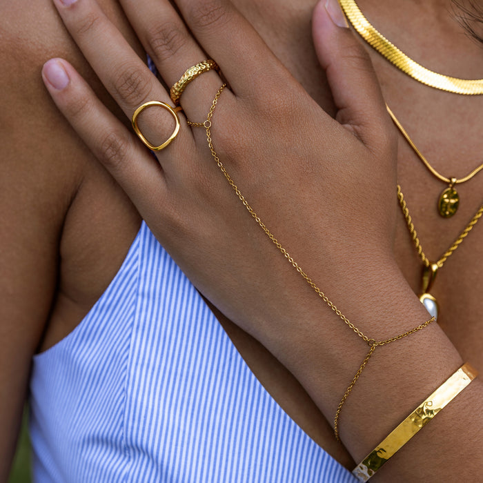 Ocean Ave Ring Gold