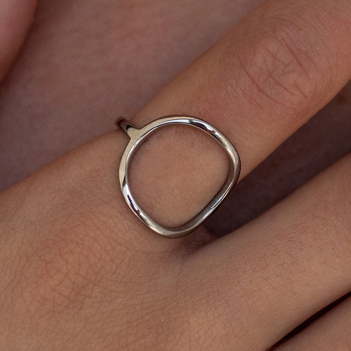 Ocean Ave Ring Silver