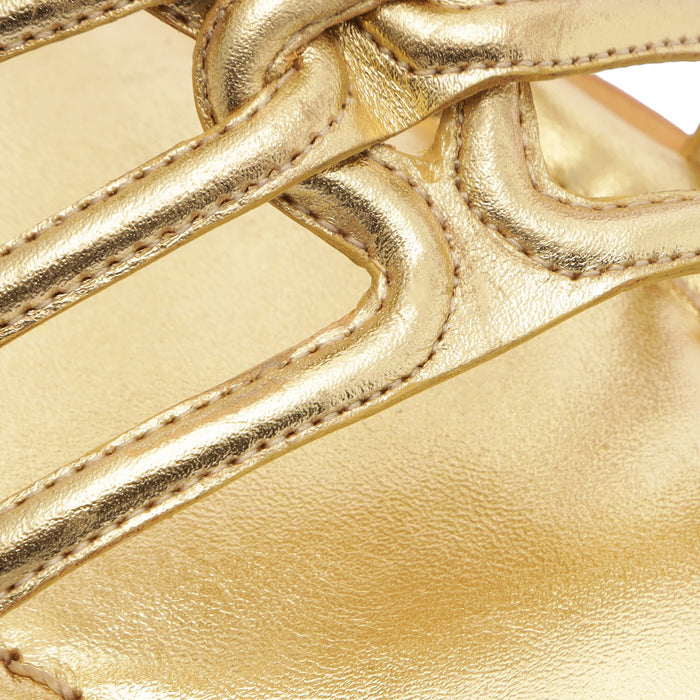 Octavia Metallic Leather Sandal - Schutz Shoes
