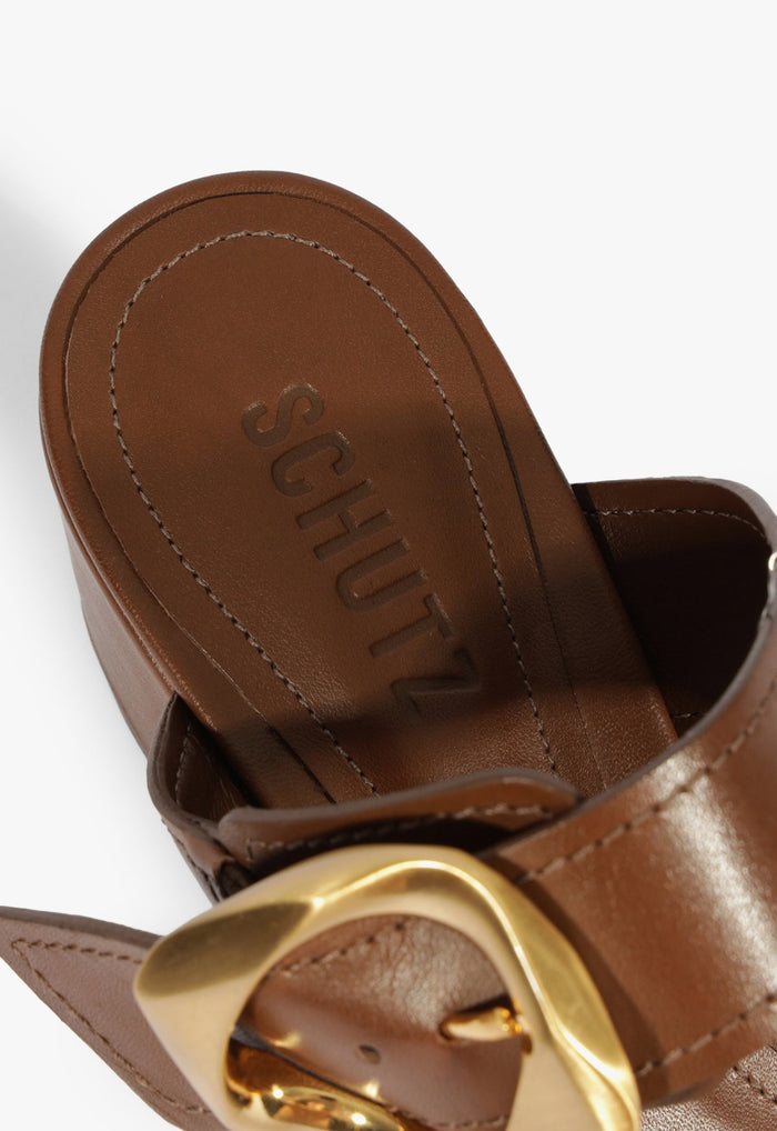 Olga Leather Sandal - Schutz Shoes