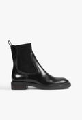 Olivia Leather Bootie 5 Black Leather - Schutz Shoes