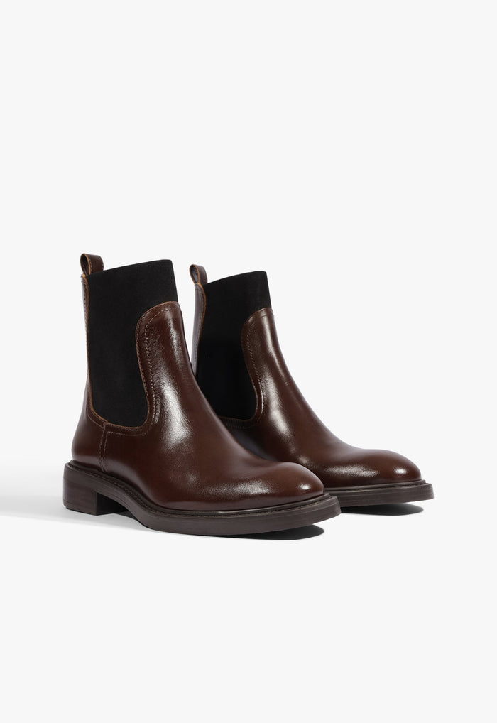 Olivia Leather Bootie - Schutz Shoes