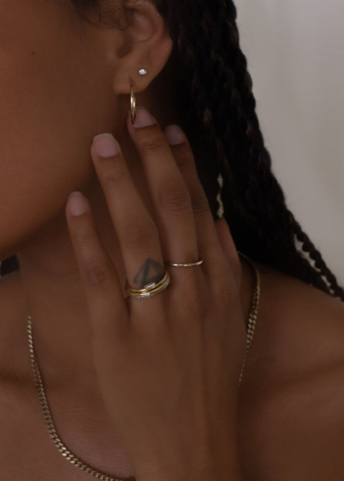 Olivia Round Diamond Stud Earrings