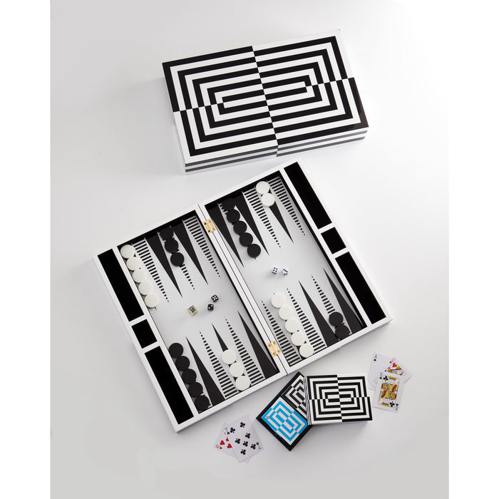 op art lacquer game collection - styled view