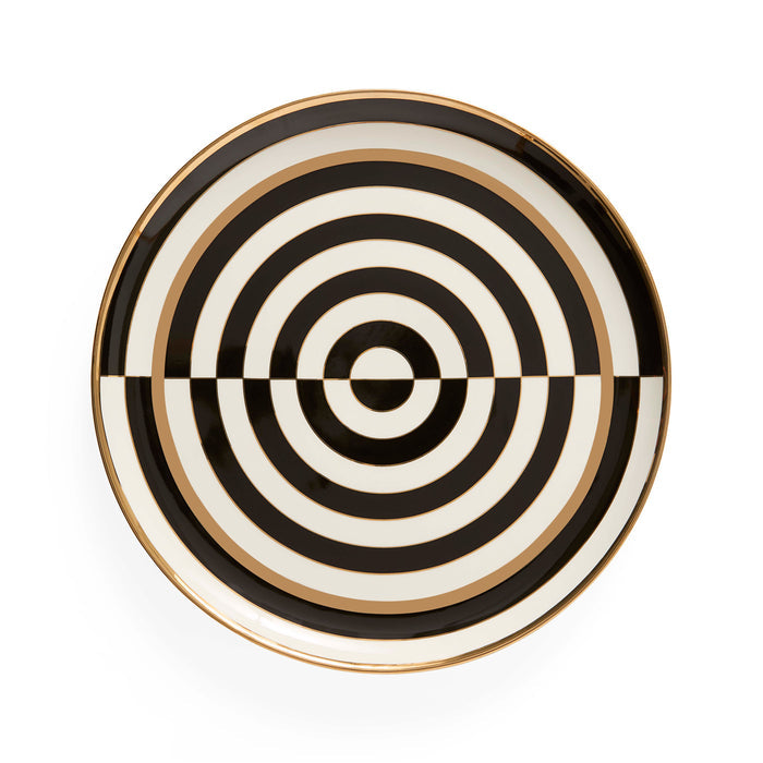 Op Art Round Tray - front view
