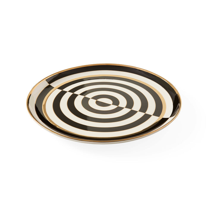 Op Art Round Tray - details view