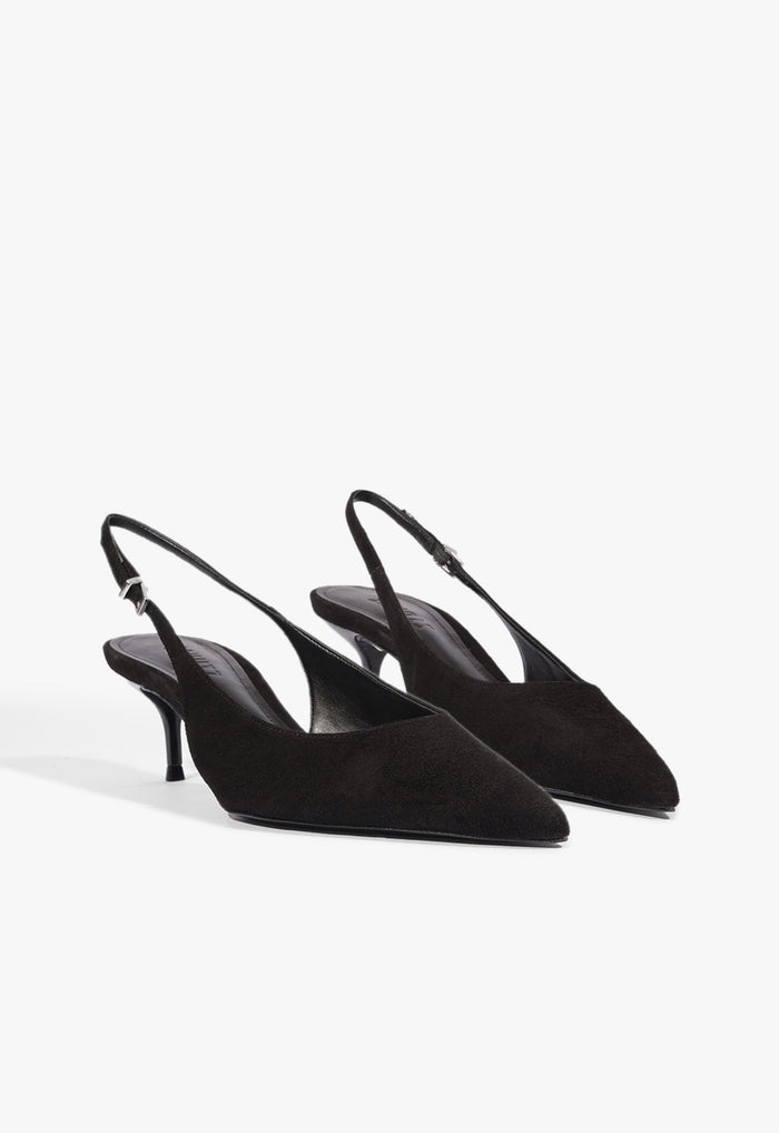 Paola Mid Leather Pump - Schutz Shoes