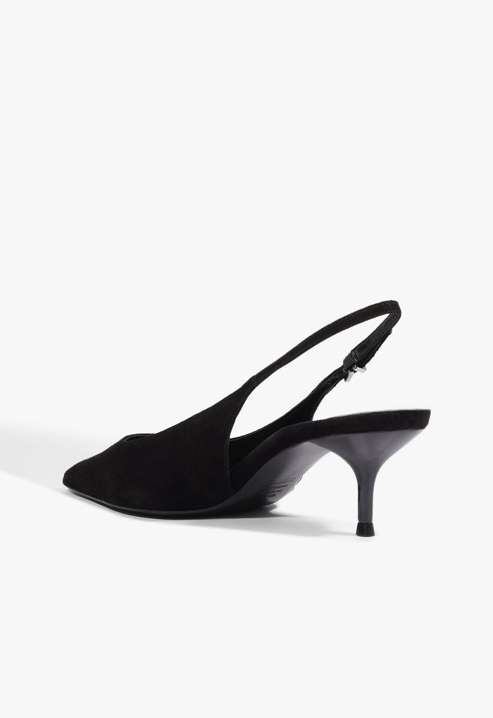 Paola Mid Leather Pump - Schutz Shoes