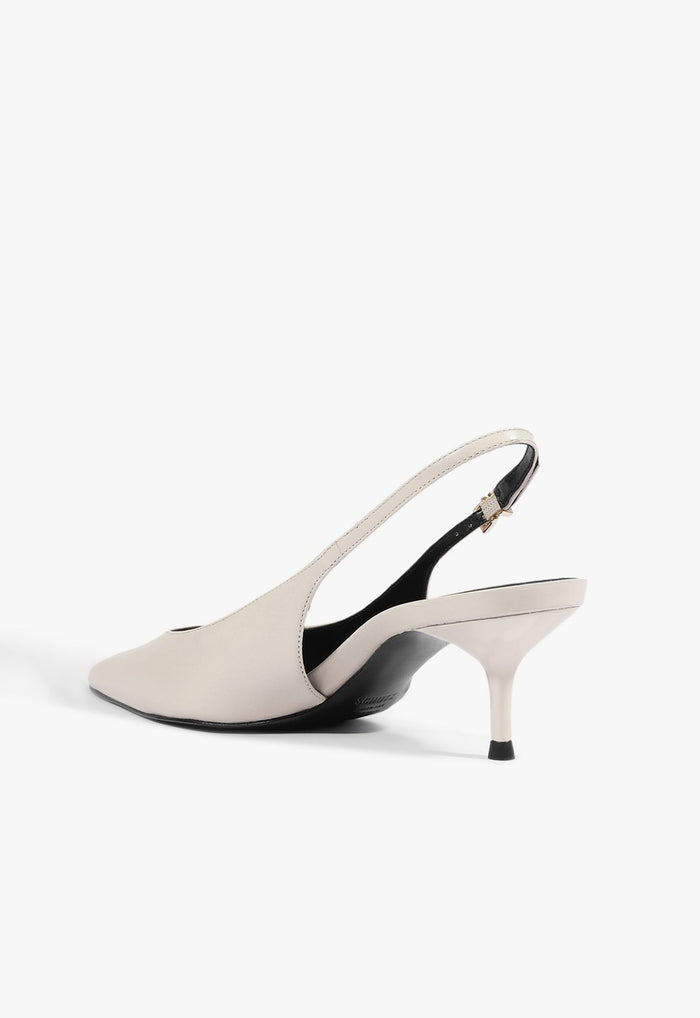 Paola Mid Leather Pump - Schutz Shoes